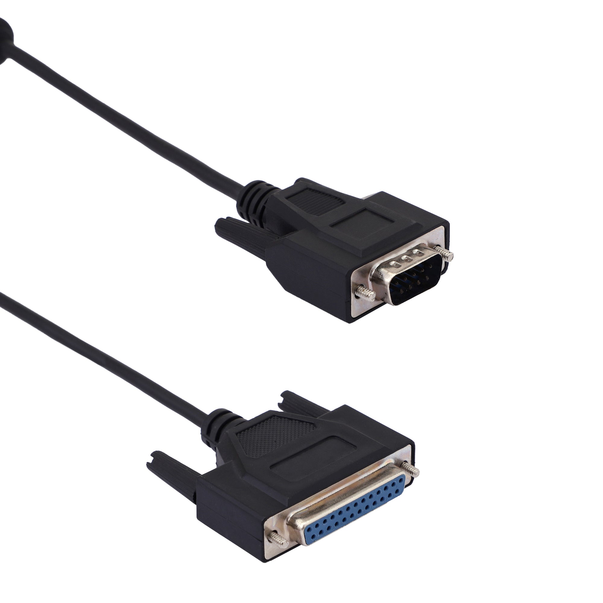 BOXNUBE DB25 (25 pin) Female to DB9 (Serial / RS232) Male Cable 1.5M-150CM-4.5FT BOXNUBE DB25 (25 pin) Female to DB9 (Serial / RS232) Male Cable 1.5M-150CM-4.5FT